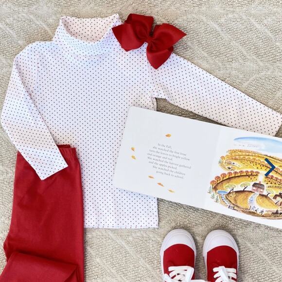 Tbbc tatum’s turtleneck shirt in Richmond red dot size 2T - Picture 2 of 6